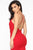 Dangerous Love Affair Midi Dress - Red/combo