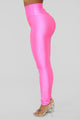Brianne High Rise Leggings - Neon pink