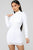 Paparazzi Ruched Dress - White