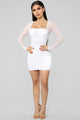 Oh So Fresh Mini Dress - White