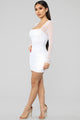 Oh So Fresh Mini Dress - White