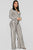 Right Up My Alley Striped Jumpsuit - Taupe/Combo