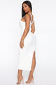 Limited Love Midi Dress - White