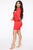 Lace Em Up Mini Dress - Red