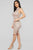 Speed Of Light Sequin Romper - Peach