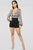 Talk Behind Her Back Romper - Brown