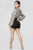 Talk Behind Her Back Romper - Brown