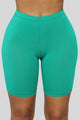 Natalee Biker Shorts - Green