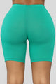 Natalee Biker Shorts - Green