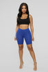 Natalee Biker Shorts - Royal