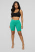Natalee Biker Shorts - Green