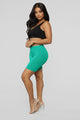 Natalee Biker Shorts - Green