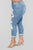 I Got It From My Mama Distressed Jeans - MediumBlueWash