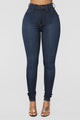 Classic Beauty Skinny Jeans - Dark Denim