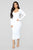 All These Simple Things Midi Dress - White