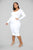 All These Simple Things Midi Dress - White