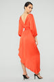 Sheer Attraction Maxi Dress - Orange