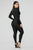 Jumpin' Into It Jumpsuit - Black