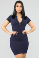 I'm Ready Polo Mini Dress - Navy