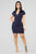 I'm Ready Polo Mini Dress - Navy