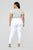 Super High Waist Denim Skinnies - White