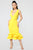 Dates With Babe Ruffle Dress - Yellow