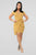 Eileen Wrap Dress - Mustard