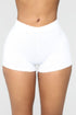 Plain Jane Mini Shorts - White
