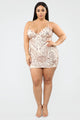 Remix Sequin Dress - Rose Gold