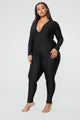Jumpin' Into It Jumpsuit - Black