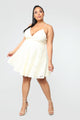 Show Me The Way Lace Mini Dress - Cream