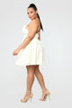 Show Me The Way Lace Mini Dress - Cream