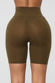 Brooke Biker Shorts - Olive