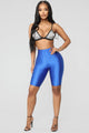 Curves For Days Biker Shorts - Royal