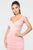 Call Me Elastic Ruched Maxi Dress - Pink
