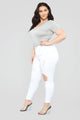 Glistening Jeans - White