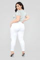 Glistening Jeans - White