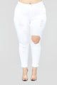 Glistening Jeans - White