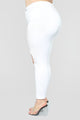 Glistening Jeans - White
