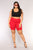 Classic Mini Biker Shorts - Red