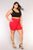 Classic Mini Biker Shorts - Red