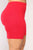 Classic Mini Biker Shorts - Red