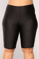 Curves For Days Biker Shorts - Black