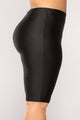 Curves For Days Biker Shorts - Black