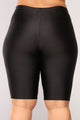 Curves For Days Biker Shorts - Black