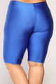 Curves For Days Biker Shorts - Royal