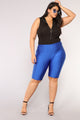 Curves For Days Biker Shorts - Royal