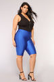 Curves For Days Biker Shorts - Royal