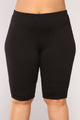 Almost Everyday Biker Shorts - Black