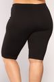 Almost Everyday Biker Shorts - Black